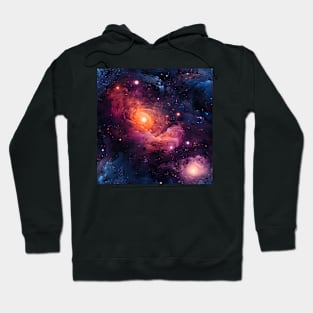 Van Gogh Starry Night Outer Space Pattern 23 Hoodie